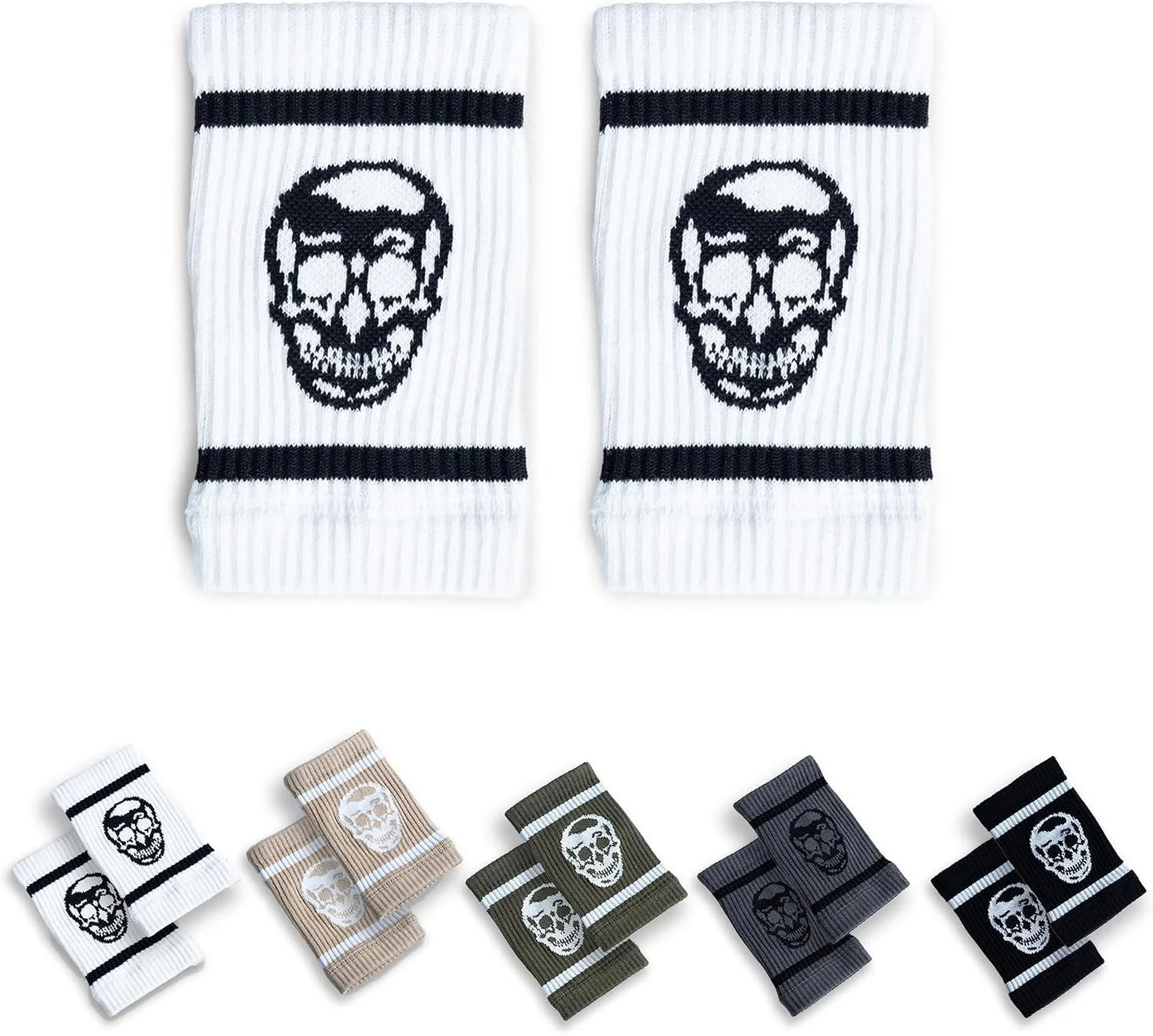 Gymreapers Sweat-Wicking Wrist Sweatbands – Breathable Cotton-Blend Athletic Wristbands for Gym, Tennis, Basketball, Running – Non-Slip, Durable Workout & Training Gear