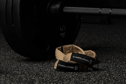 Gymreapers Figure 8 Lifting Straps For Deadlift, Powerlifting, Strongman, & Cross Training Strong Weightlifting Wrist Straps For Men, Women