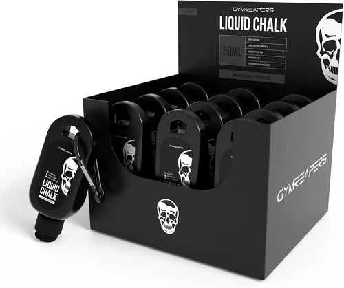 Gymreapers Liquid Chalk - Gym Chalk for Weightlifting, Powerlifting, Gymnastics, Rock Climbing, Tennis - Long Lasting Mess Free Sweat Resistant Workout Chalk