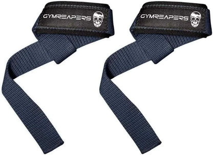 Gymreapers Lifting Wrist Straps for Weightlifting, Bodybuilding, Powerlifting, Strength Training, & Deadlifts - Padded Neoprene with 18" Cotton