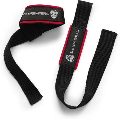 Gymreapers Lifting Wrist Straps for Weightlifting, Bodybuilding, Powerlifting, Strength Training, & Deadlifts - Padded Neoprene with 18" Cotton