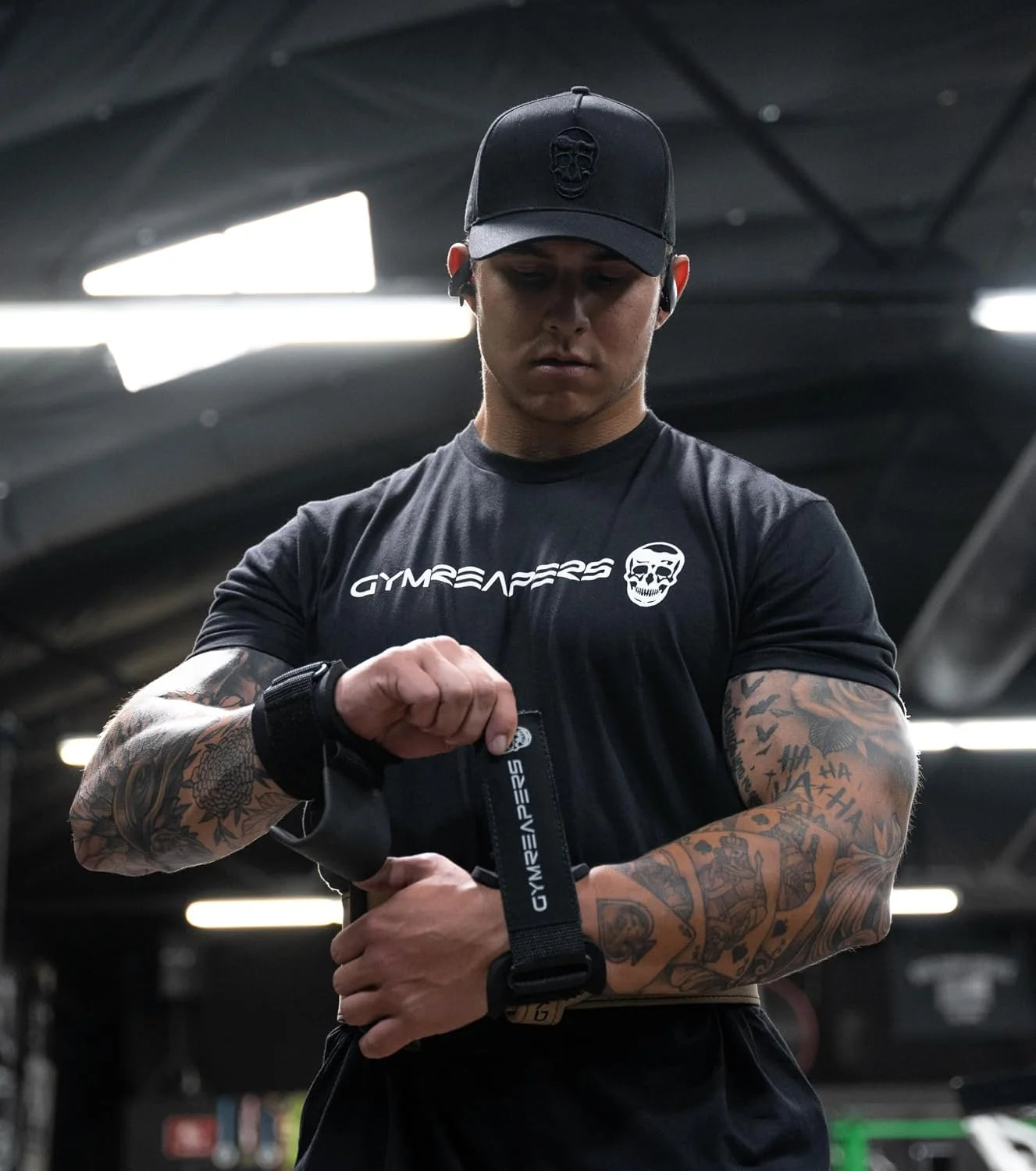 Gymreapers Moisture Wicking Short Sleeve T-Shirt for Men - Crew Neck Workout Shirts - Casual Gym Cotton Everyday Tee