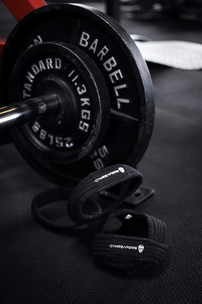 Gymreapers Figure 8 Lifting Straps For Deadlift, Powerlifting, Strongman, & Cross Training Strong Weightlifting Wrist Straps For Men, Women