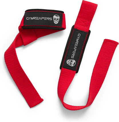 Gymreapers Lifting Wrist Straps for Weightlifting, Bodybuilding, Powerlifting, Strength Training, & Deadlifts - Padded Neoprene with 18" Cotton