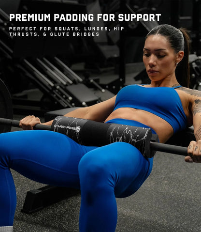 Gymreapers Barbell Squat Pad - Protective Bridge Pad For Hip Thrust, Squats, Lunges - Hip Support, Neck Protection For Bar