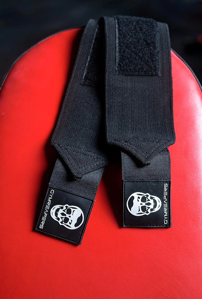 Wrist Wraps Weightlifting - Stiff Heavy Duty 18 inch Wraps With Thick Thumb Loop For Powerlifting, Bodybuilding, Cross Training, & Heavy Presses