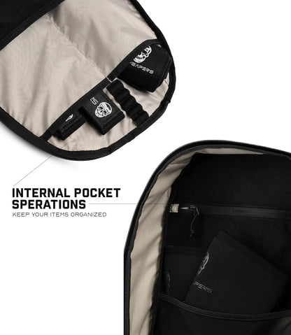 Gymreapers Gravestone 21L Backpack Travel Gym Bag Water-Resistant Lightweight Laptop Sleeve Carry On Luggage for Men & Women (Desert Sand)