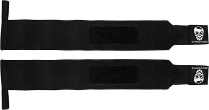 Wrist Wraps Weightlifting - Stiff Heavy Duty 18 inch Wraps With Thick Thumb Loop For Powerlifting, Bodybuilding, Cross Training, & Heavy Presses