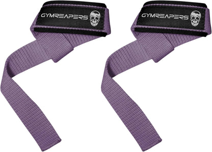 Gymreapers Lifting Wrist Straps for Weightlifting, Bodybuilding, Powerlifting, Strength Training, & Deadlifts - Padded Neoprene with 18" Cotton
