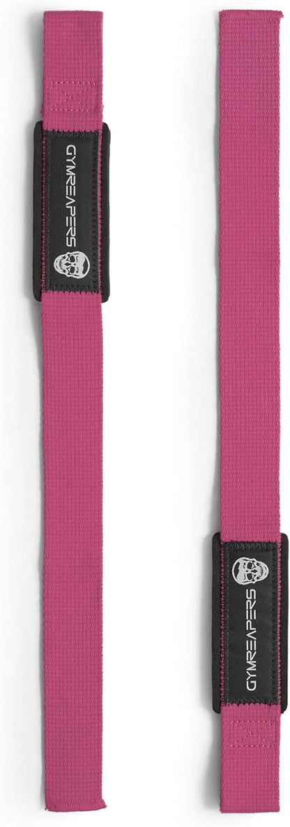 Gymreapers Lifting Wrist Straps for Weightlifting, Bodybuilding, Powerlifting, Strength Training, & Deadlifts - Padded Neoprene with 18" Cotton