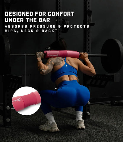 Gymreapers Barbell Squat Pad - Protective Bridge Pad For Hip Thrust, Squats, Lunges - Hip Support, Neck Protection For Bar