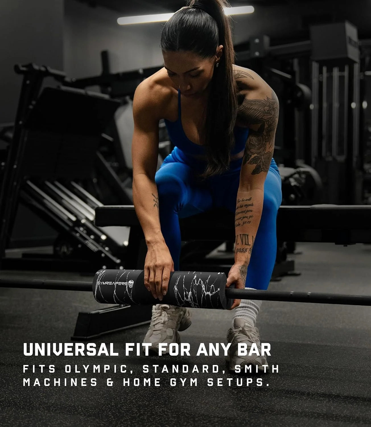 Gymreapers Barbell Squat Pad - Protective Bridge Pad For Hip Thrust, Squats, Lunges - Hip Support, Neck Protection For Bar