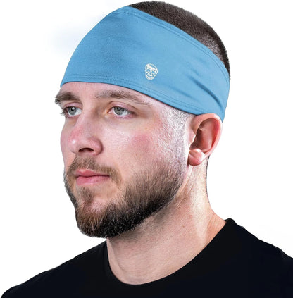 Gymreapers Workout Headbands for Men & Women-Comfortable Sweat Absorbing Band to Keep Hair Back During Running Sports Gym Cycling and Outdoor Activities