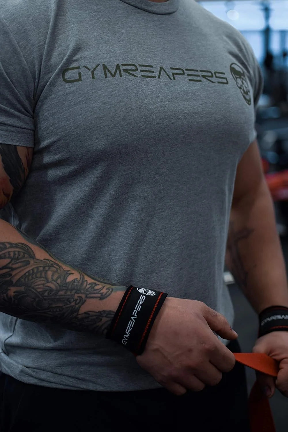 Gymreapers Lifting Wrist Straps for Weightlifting, Bodybuilding, Powerlifting, Strength Training, & Deadlifts - Padded Neoprene with 18" Cotton