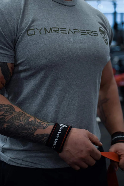 Gymreapers Lifting Wrist Straps for Weightlifting, Bodybuilding, Powerlifting, Strength Training, & Deadlifts - Padded Neoprene with 18" Cotton