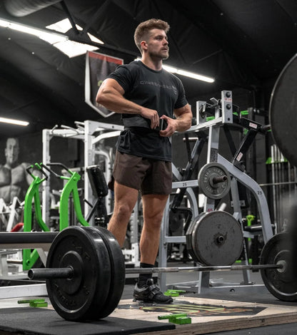 Gymreapers Moisture Wicking Short Sleeve T-Shirt for Men - Crew Neck Workout Shirts - Casual Gym Cotton Everyday Tee