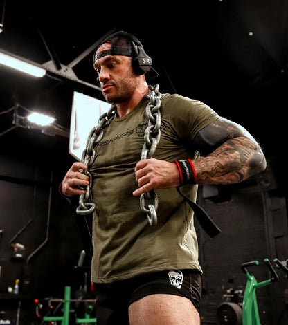 Gymreapers Moisture Wicking Short Sleeve T-Shirt for Men - Crew Neck Workout Shirts - Casual Gym Cotton Everyday Tee