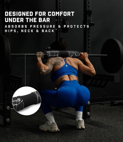 Gymreapers Barbell Squat Pad - Protective Bridge Pad For Hip Thrust, Squats, Lunges - Hip Support, Neck Protection For Bar